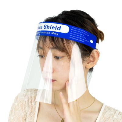 Cina Anti UV face shield with PET Safety anti-splash transparent Face shield in vendita