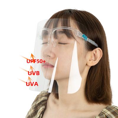 China UV resistant Plastic Face Covering ANDX safety eyeglasses facial  face shield for sale