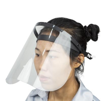 China Anti fog Wind proof Medical adult Face Shield ANDX PET material Ultraviolet Light shield for sale