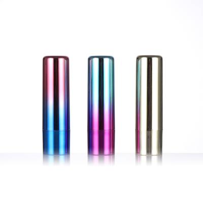 China 4.8g pp cosmetic luxury custom lipstick tube lip balm plastic empty tube for lip cream for sale