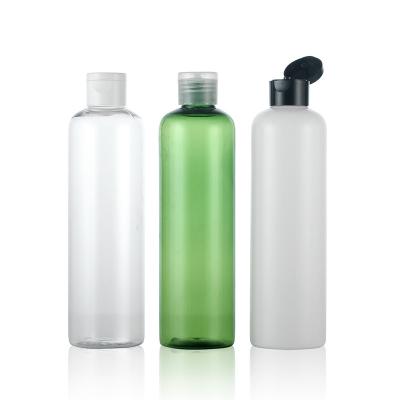 China Wholesale 150ml Cosmetic Green Plastic Bottle With Flip Top Cap for sale