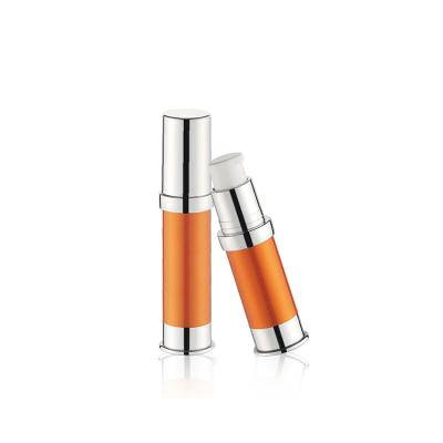 China Slim Cosmetic Airless Bottles YVES 5ml 10ml Mini Good Skin Care Cream Aluminum Design for sale