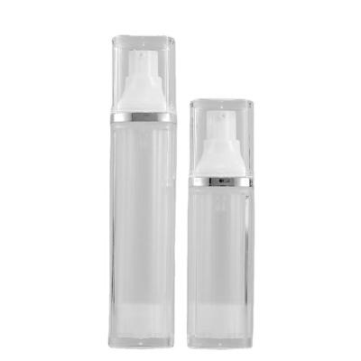 China Wholesale Cosmetic PP Plastic Airless Bottle 50ml Airless Pump Bottle For Cosmetic Packaging for sale