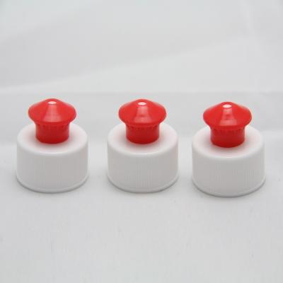 China Spill non YVES made in china Zhejiang hot sale pp plastic push pull cap 28/410 for sale