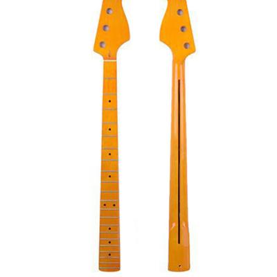 China GUITAR Wholesale 4 String Vintage 21 Fret Maple JZ Bass Guitar Neck for Jazz Electric Guitar replacement for sale