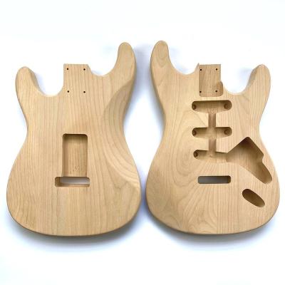 China GUITAR Custom Guitar Body Alder Unfinished ST Electric Guitar body for DIY Electric Guitar Kit for sale