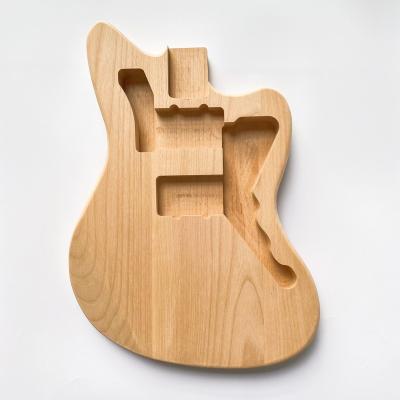 China GUITAR Unfinished Alder Leopard Style Electric Guitar body for DIY Guitar Building kits for sale