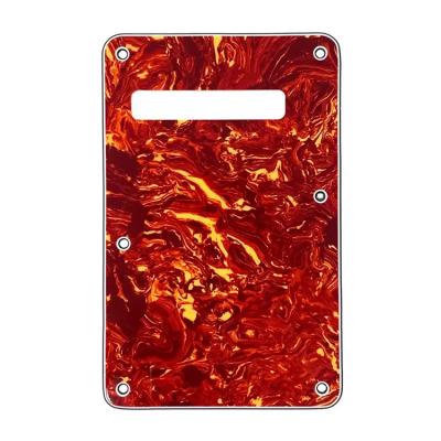 China Back plate 4Ply Red Tortoise Shell Tremolo Plate Tremolo Spring Cavity Cover backplate ST Electric Guitar Back Plate for sale