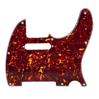 China TL 8 Hole Vintage 4Ply Brown Tortoise Scratch Plate TL guitar pickguards for Electric guitar parts for sale