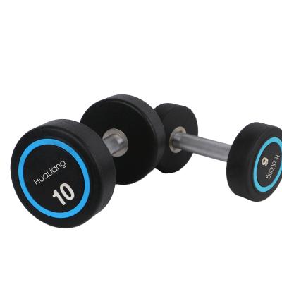 China Good quality durable straight around factory price fitness exercise dumbbell main set for sale