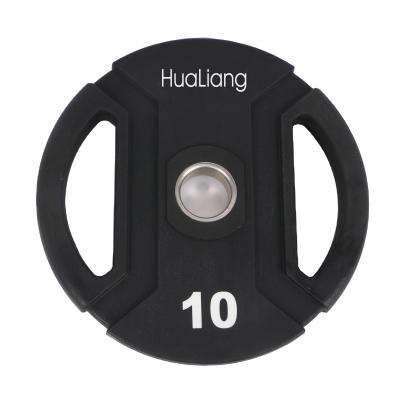 China Factory Supply Durable Gym Accessories Barbell Weight Plate Two Holes Weightlifting Dish for sale