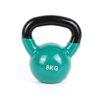 China Customizable Weightlifting Logo Color Vinyl Kettlebells Factory Durable Supply Kettlebells for sale