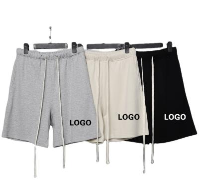 China Breathable 100% Cotton Shorts Pants Workout Beach Summer Athletic Sport Sweat Gym Mens Running Custom Shorts for sale