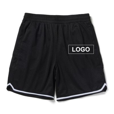 China Custom Support OEM Style All-match Black Mesh Breathable Men's Gym Shorts Eco-Friendly Green Color Custom Made for sale