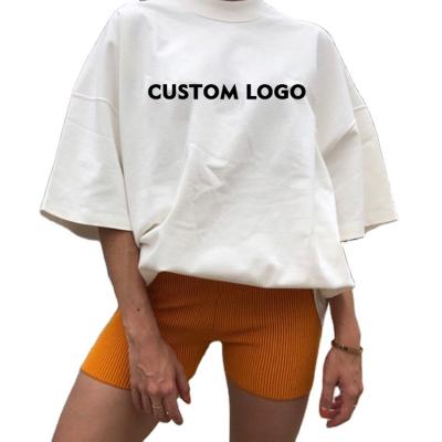 China High Quality QUICK DRY Three Dimensional Custom Embroidery Couple Dip T-Shirt White Short Sleeve for sale