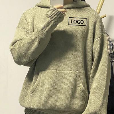 China Custom Logo Hip Hop Cotton Crewneck Sweatshirt Breathable 100% Custom Men Pullover Refine Mens Hoodies for sale