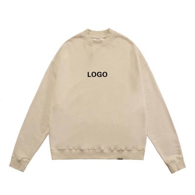 China OEM 100% Custom Made 2022 New Men's Sportswear Sweatshirt QUICK DRY Cotton Logo Plain Pullover Sweatshirt for sale