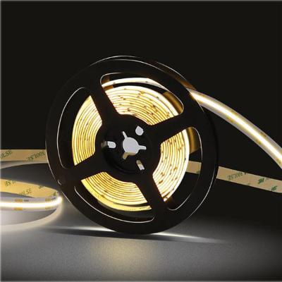 China Low Price 80Ra 90Ra DC24V 320LEDs 10mm Width 10W/M Width Warm White COB LED Hotel Promotion Sales Flexible Strips 27000K 3000K 4000K 6000K for sale