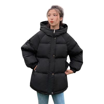 China Plus Size 2020 New Custom Made Women Plus Size Coats Fashion Solid Thick Warm Winter Hooded Coat Winter for sale