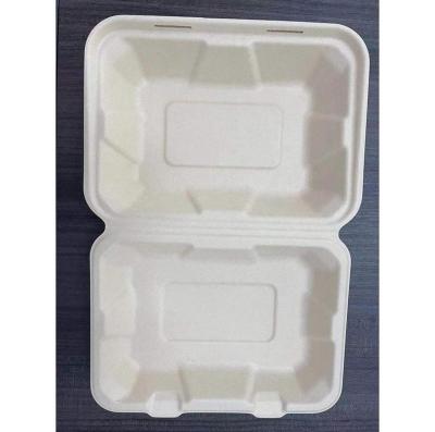 China Household Products Disposable Custom Printed Food Take Away White Paper Lunch Box for sale