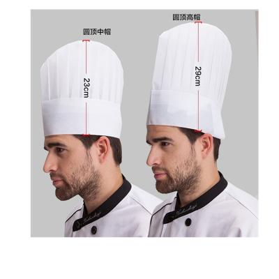 China 80g Paper Chef Hat Headband Adjustable Baker Chef Hat Proper Price Chef Hat Custom for sale