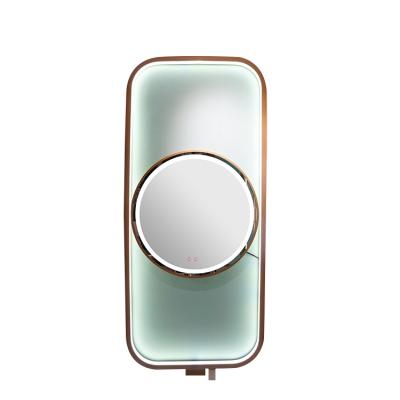 China Hot Sale Classic Silver Type Barber Mirror Station WALL Mirror Beauty for sale