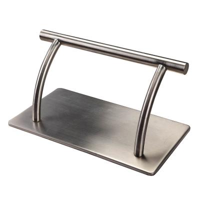 China Modern Hair Salon Chair Stainless Steel Hairdresser Footstool Hardware for sale