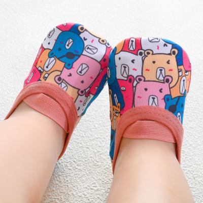 China Summer Baby Kids Toddler Cartoon Printing Floor Socks Thin Soft Non-slip Floor Socks Anti-slip Floor Indoor Shoes for sale