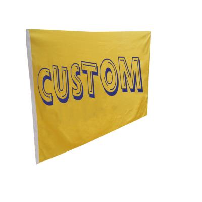 China Highest Quality Factory Hotel and Resort Flag Exhibition Hanging Wall Indoor Outdoor Advertising Flag Polyester Custom Banner for sale