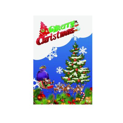 China Best Quality Hot Cute Cartoon Product Holiday Resort Sale Pillar Christmas Hotel and Garden Decorative Banner for sale