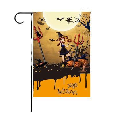 China Nice Simple Garden Autumn Flag Small And Pole Color Hanging Support Customization for sale