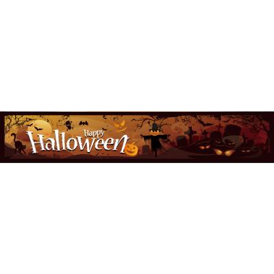 China Party Halloween Home Polyester Material Wall Advertising Custom Flags And Banners for sale