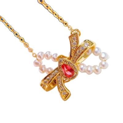 China TRENDY Natural High Quality Freshwater Necklace Pendants For Girls for sale