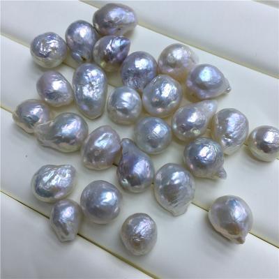 China Wholesale Baroque Natural Freshwater Pearl Keshi Pearl Freshwater Pearl Beads 14-16mm Loose Pearl for sale