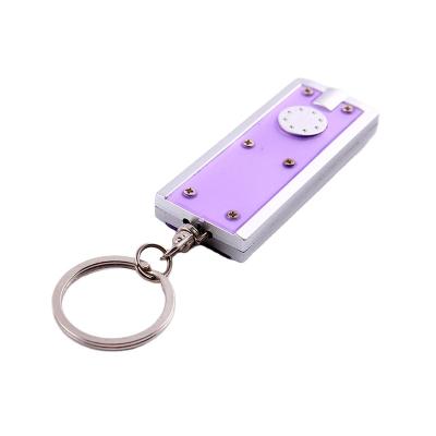 China Convenient Wholesale Mini Small Clip LED Torch Light Hand Chain Portable Flashlights for sale