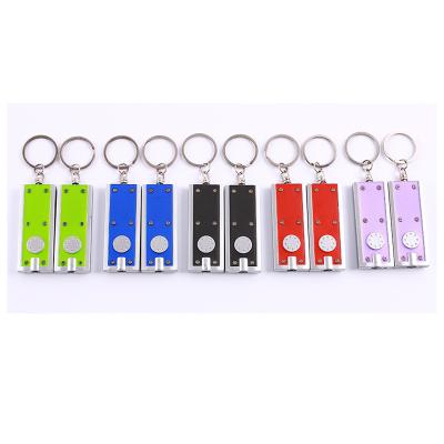 China Convenient Custom Gifts Led Fleshlight LED Light Key Chain Mini Torch Key Chain Rechargeable Powerful Flashlight for sale