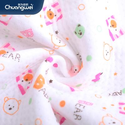 China Custom Double Layer Fabric Polyester Air Tank Top Fabric Floral Faced Scuba Printing Knitting Fabric for sale