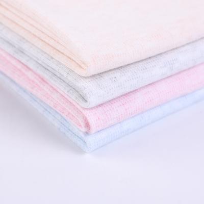 China Anti-Static Soft Home Textile Solid 100% Cotton Baby Knit Soft Cotton Fabric For Baby Cloth for sale