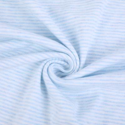 China High Quality 40S Anti-Static 210GSM 0.2 Striped Soft Cotton Shirt Fabric For Women Shirt for sale