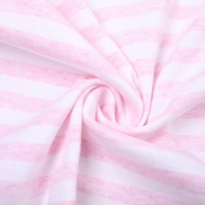 China Low Moq Anti-Static Fast Delivery Custom Yarn Dye Striped 100% Cotton Cheap Fabric For Baby for sale