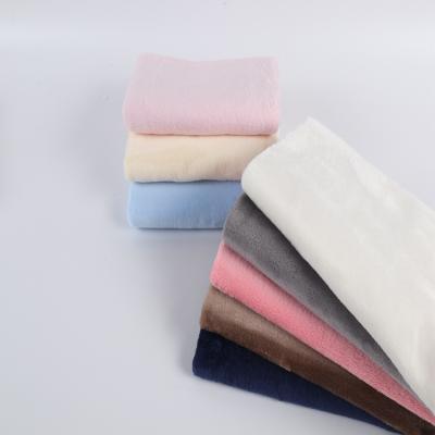 China Wholesale Pure New Product Super Soft Flannel Fleece Baby Fabric For Home Textile for sale