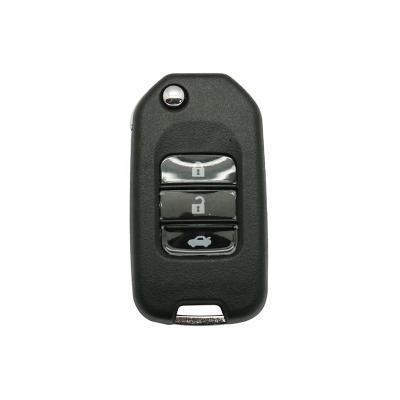 China New Aftermarket Vehicle Key ForHonda 3 Buttons Flip Remote Key 