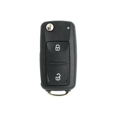 China Replacement Vehicle Key FOR NewVW 2 Button Flip Key Shell Remote for sale