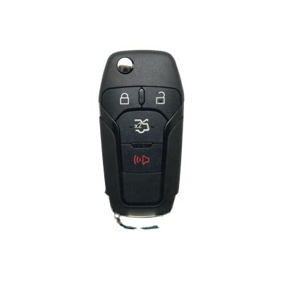 China Aftermarket Vehicle Key ForFord KA Flip Remote Key 3+1 Buttons 315mhz FCC ID: N5F-AO8TAA OE Part: 164-R7986 (Forhitag 49chip) for sale