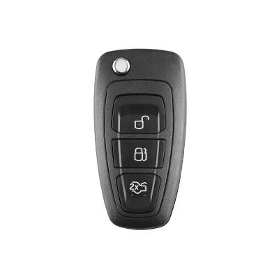 China Aftermarket Vehicle Key ForFord 3 Button Flip Remote Key 434/315 MhzFCC: KR55WK48IC: 4010-C1 for sale