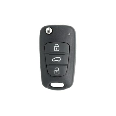 China Aftermarket Vehicle Key ForHyundai i30/ix35 3 Button Flip Remote Key for sale