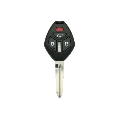 China Car Spare Key Car Remote Key Shell Case 3+1 Buttons Uncut Key MIT3 Blade For Mitsubishi for sale