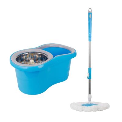 China Rotary Refill Wringer Microfiber Mop Set Magic 360 Spin Floor Cleaning Mop and Bucket Set for sale