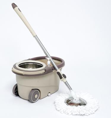 China Rotating Mop Microfiber Mop Set Easy Removable Plastic 360 Degree Spin Bucket Fabric Mops for sale