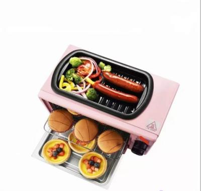 China 12l Two In One Electric Cooker Oven Industrial Bakery Oven Deck Oven European With Hot Plate zu verkaufen